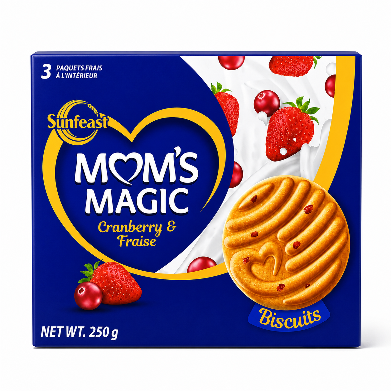 SF MOM'S MAGIC CRANBERRY & STRAWBERRY 250g