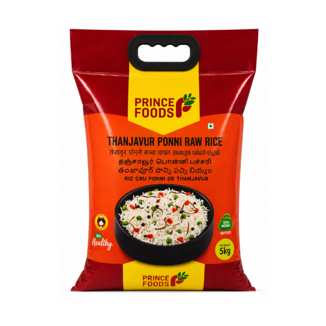 Prince Foods Thanjavur Ponni Raw Rice 5kg