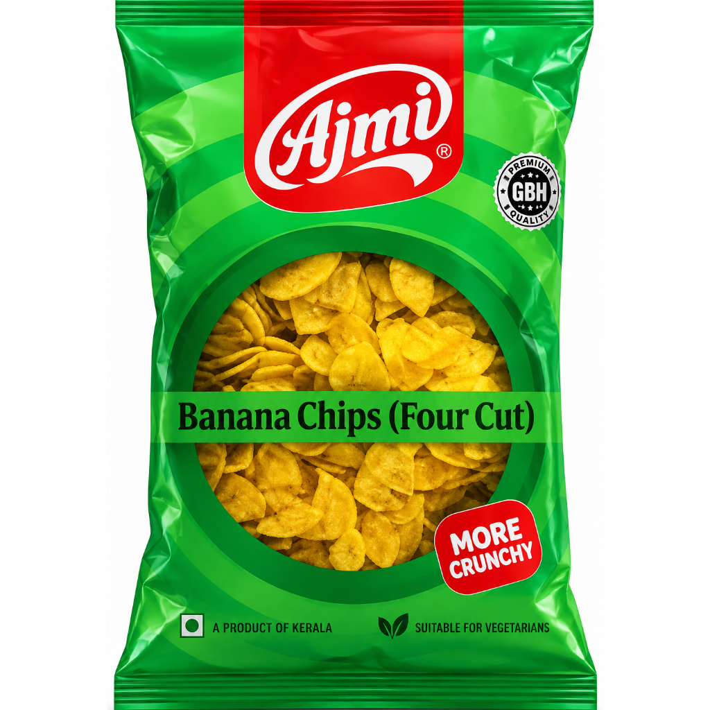 Ajmi Four Cut Banana Chips 250g