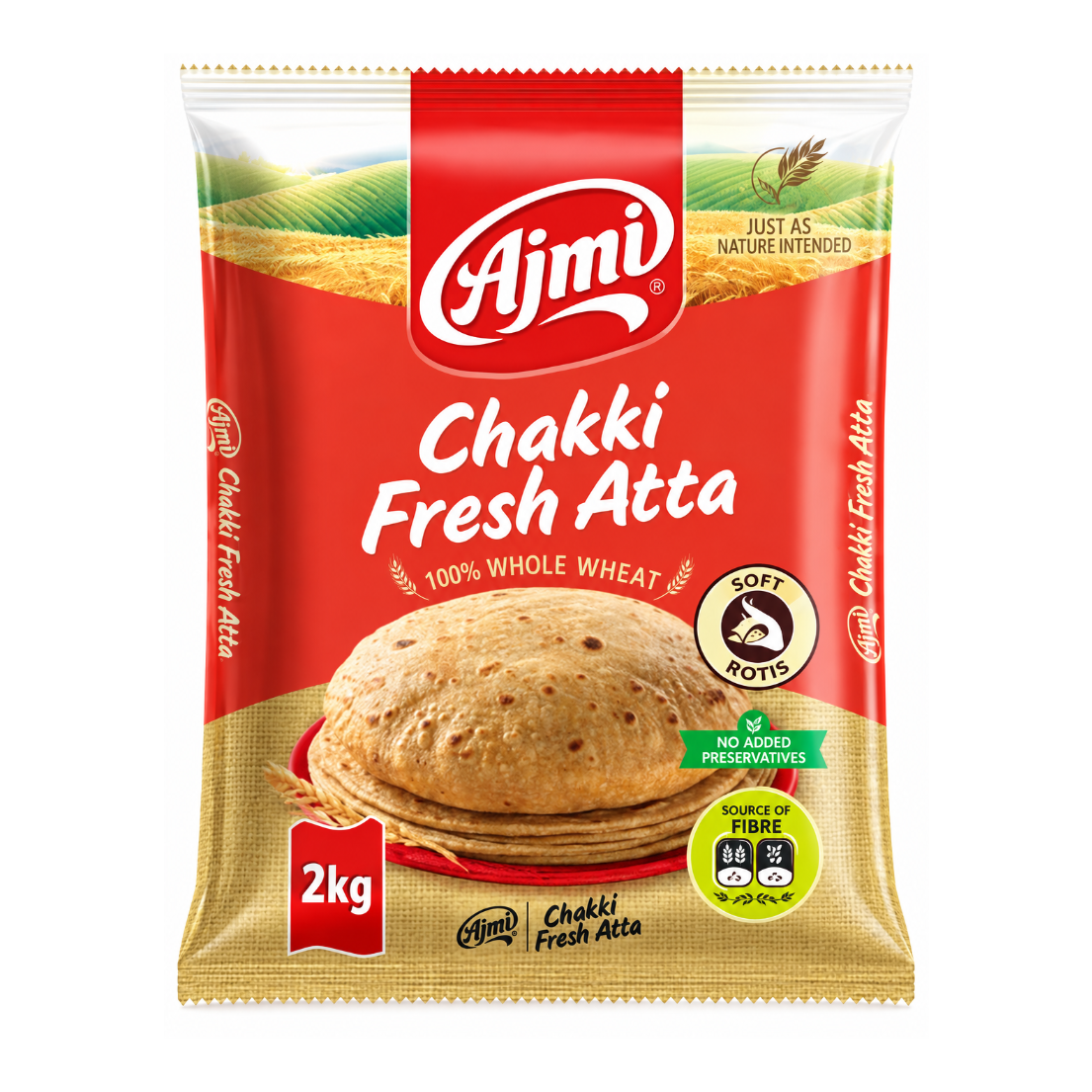 Ajmi Chakki Fresh Atta 2kg