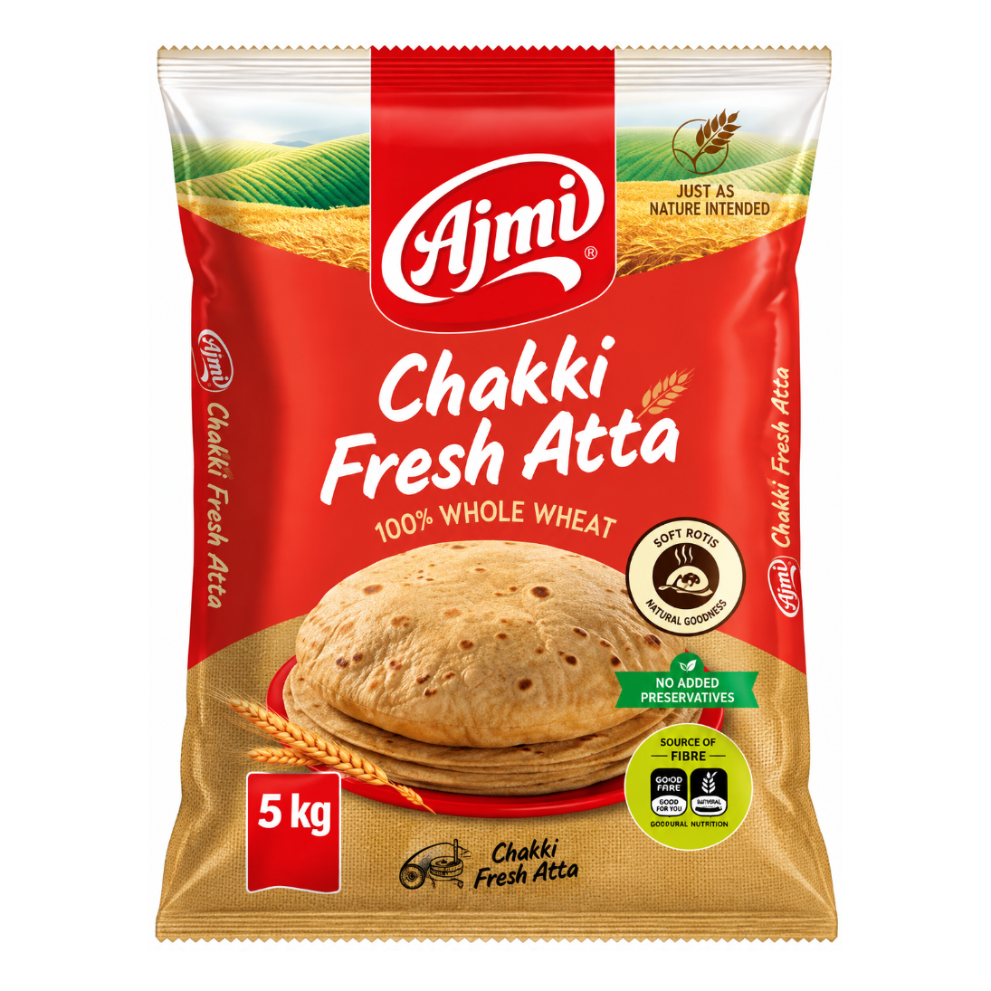 Ajmi Chakki Fresh Atta 5kg