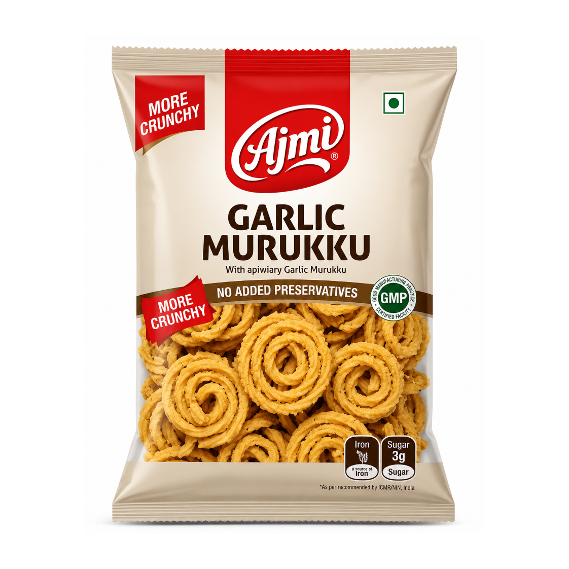 Ajmi Garlic Murukku 250g