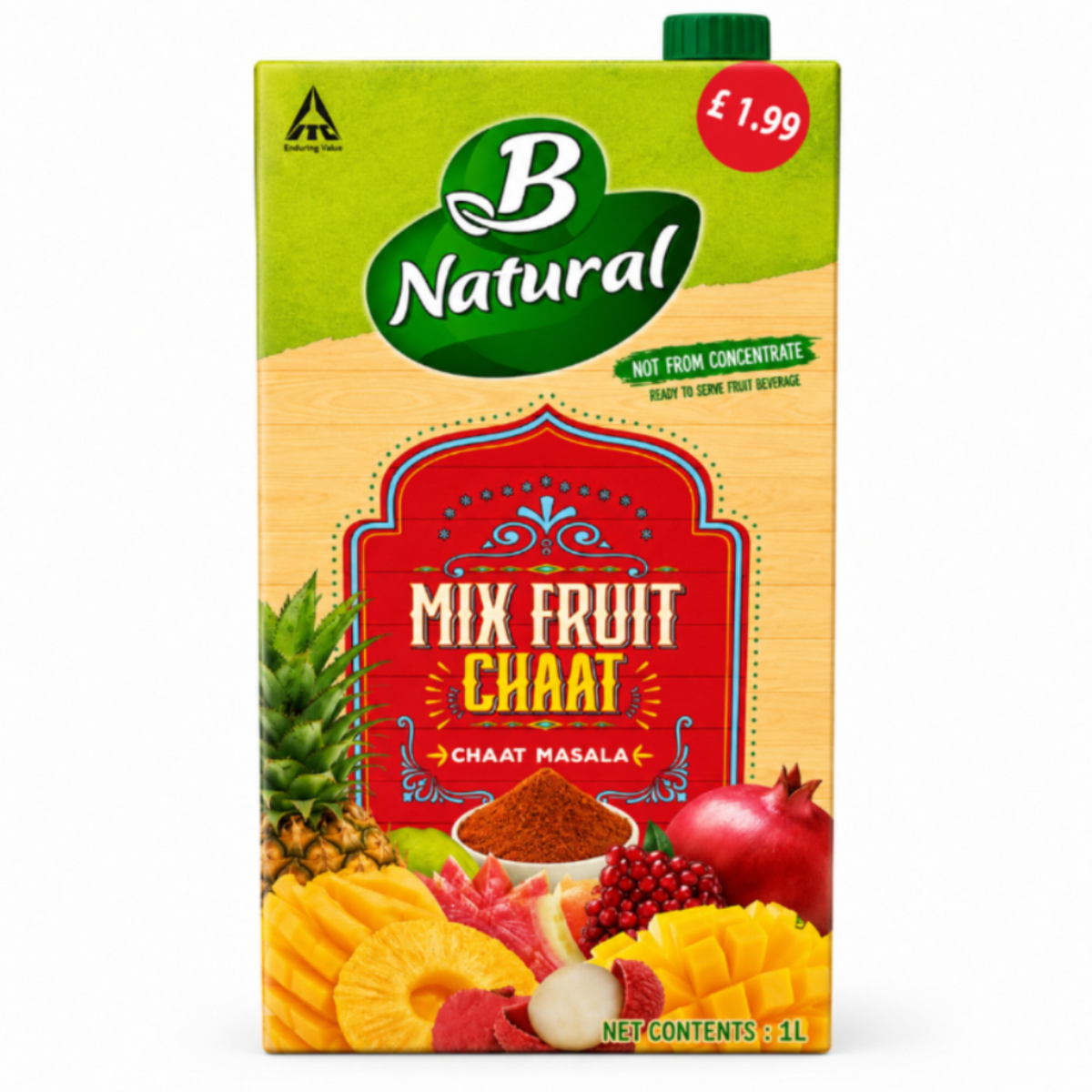 B-NATURAL Mix Fruit Chaat JUICE- 1ltr