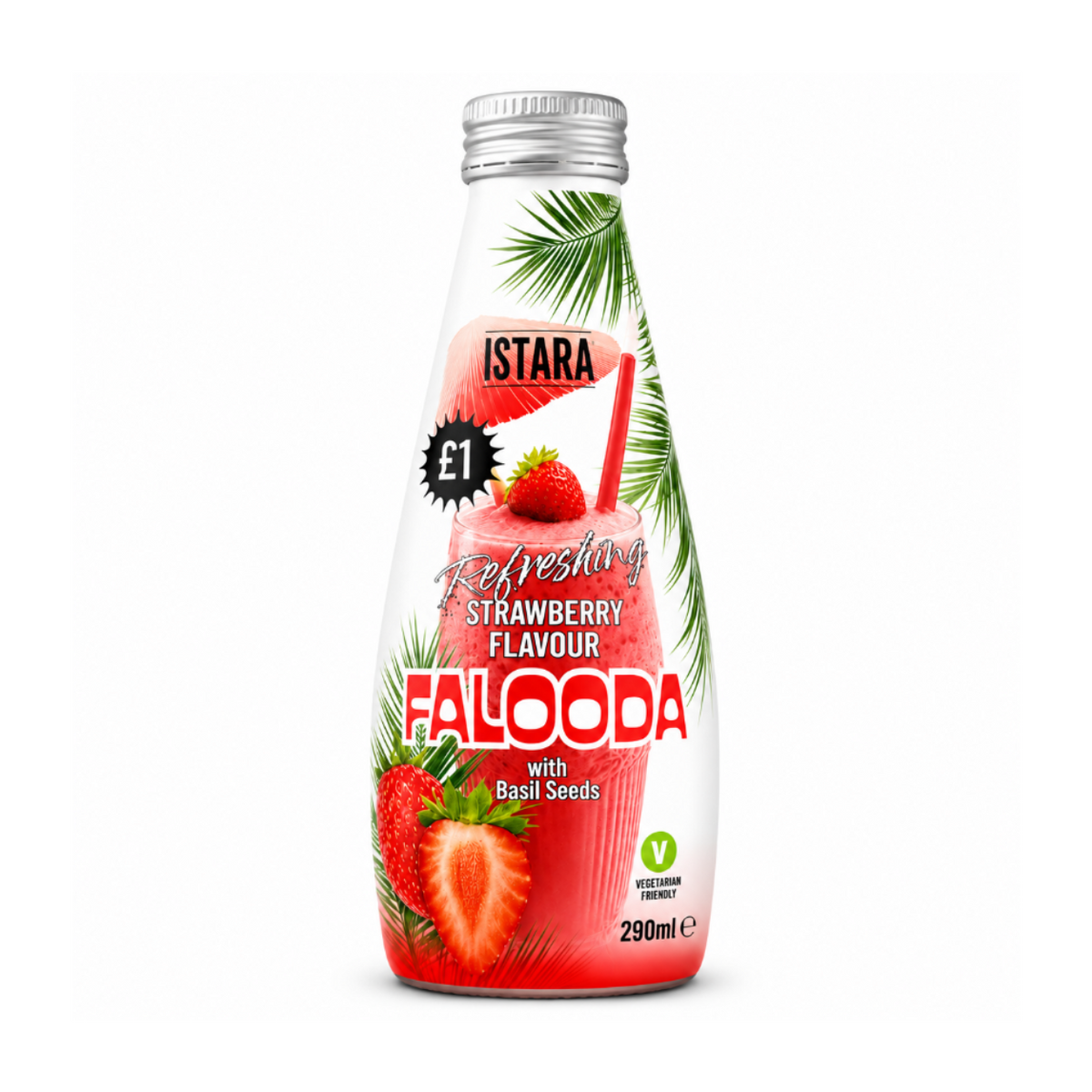 ISHARA STRAWBERRY FLAVOUR FALOODA 290ml