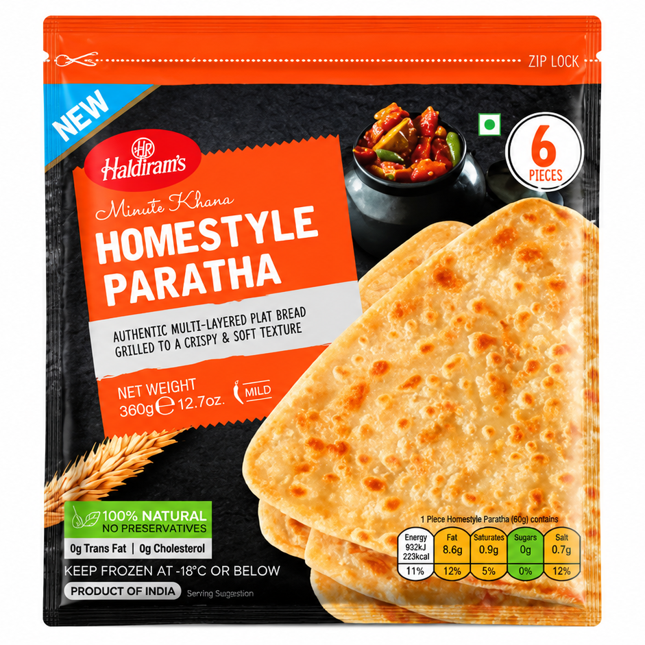 Haldirams Homestyle Paratha 360g