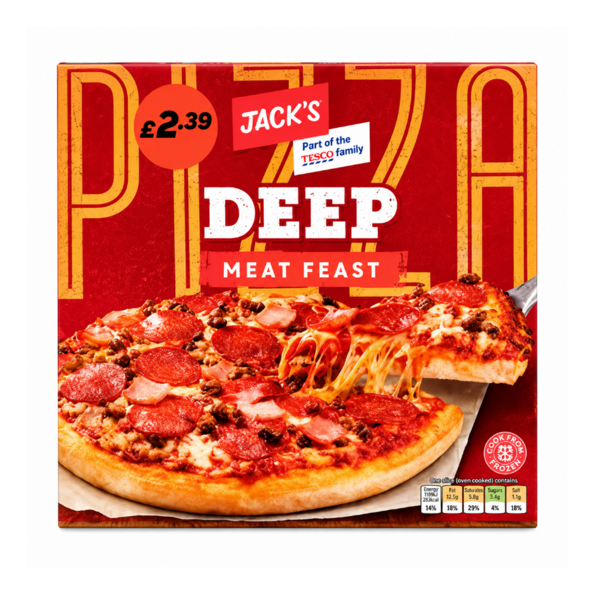 Jacks Meat Feast Pizza 386g