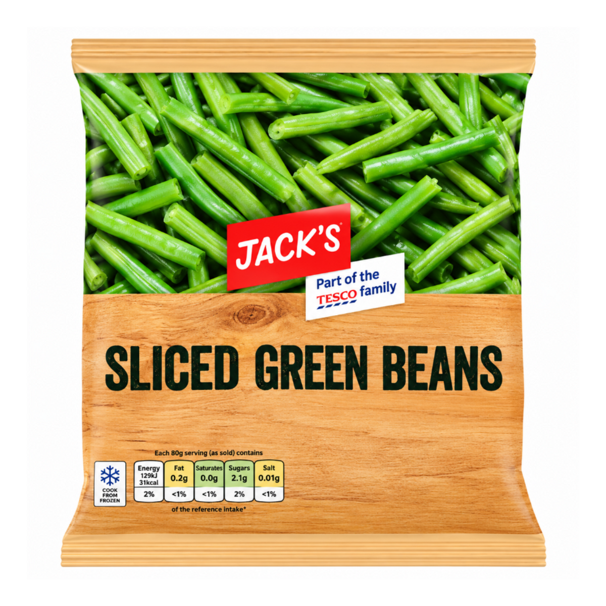 Jacks Sliced Green Beans 500g