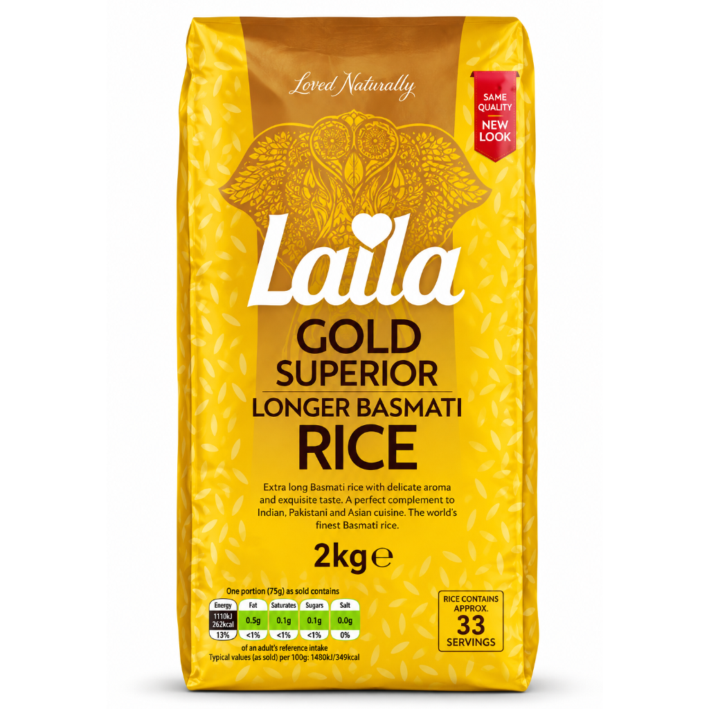 Laila Gold Basmati Rice 2kg