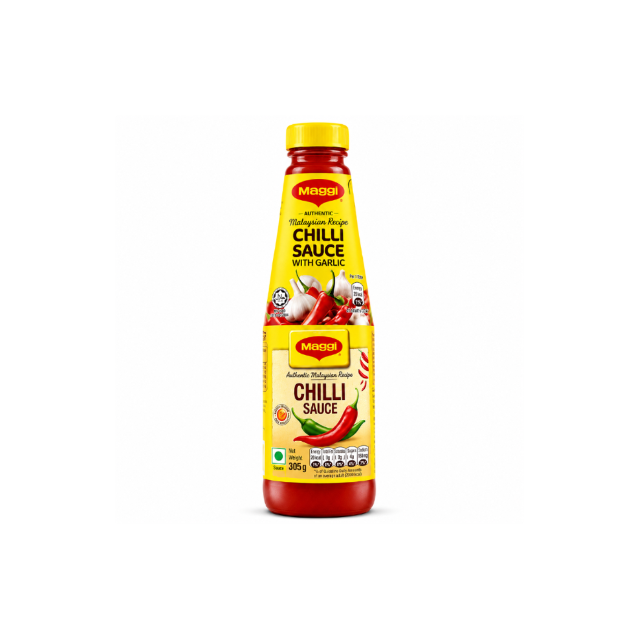 Maggi Authentic Malaysian Chilli Sauce With Garlic 305g