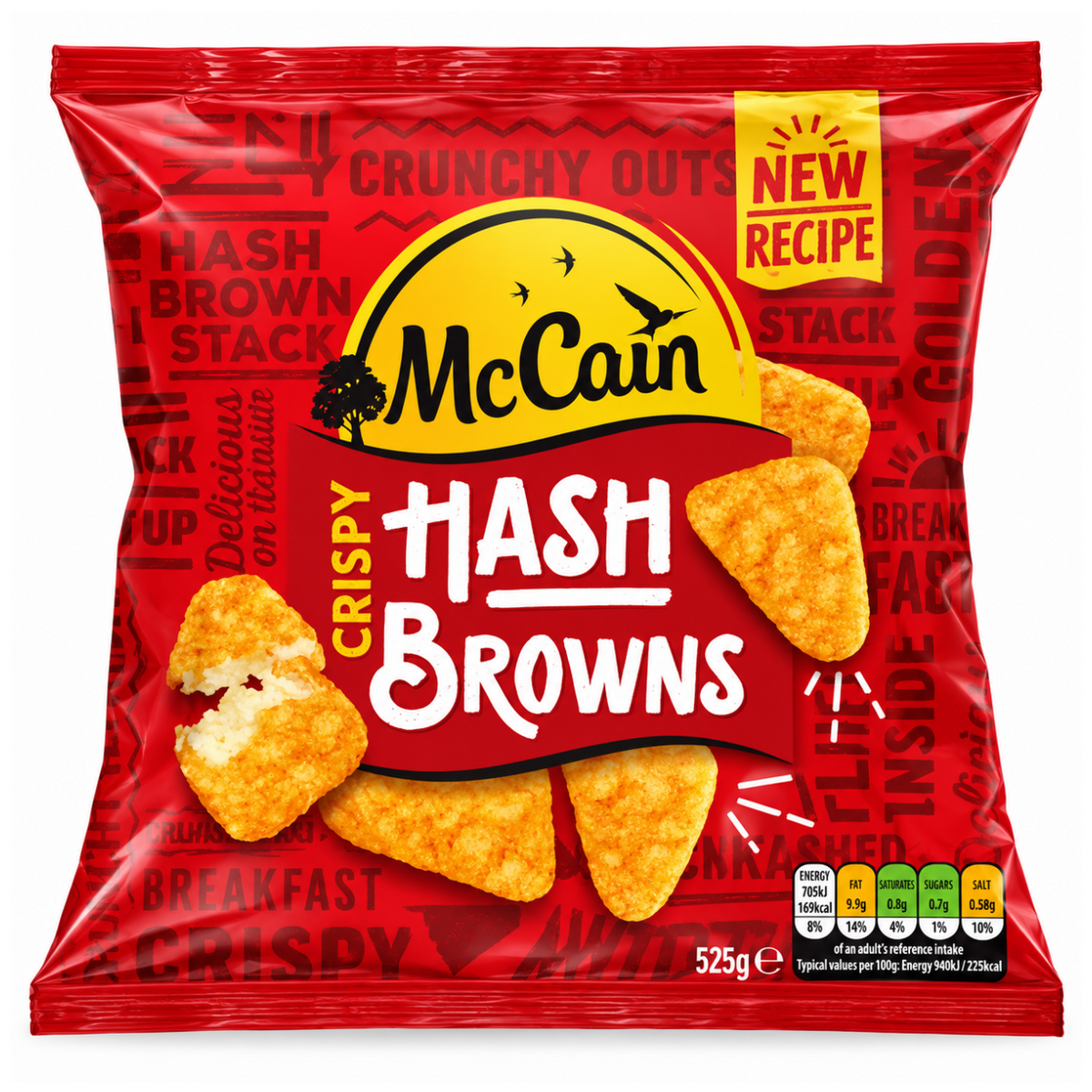 Mccain Hash Browns 525g