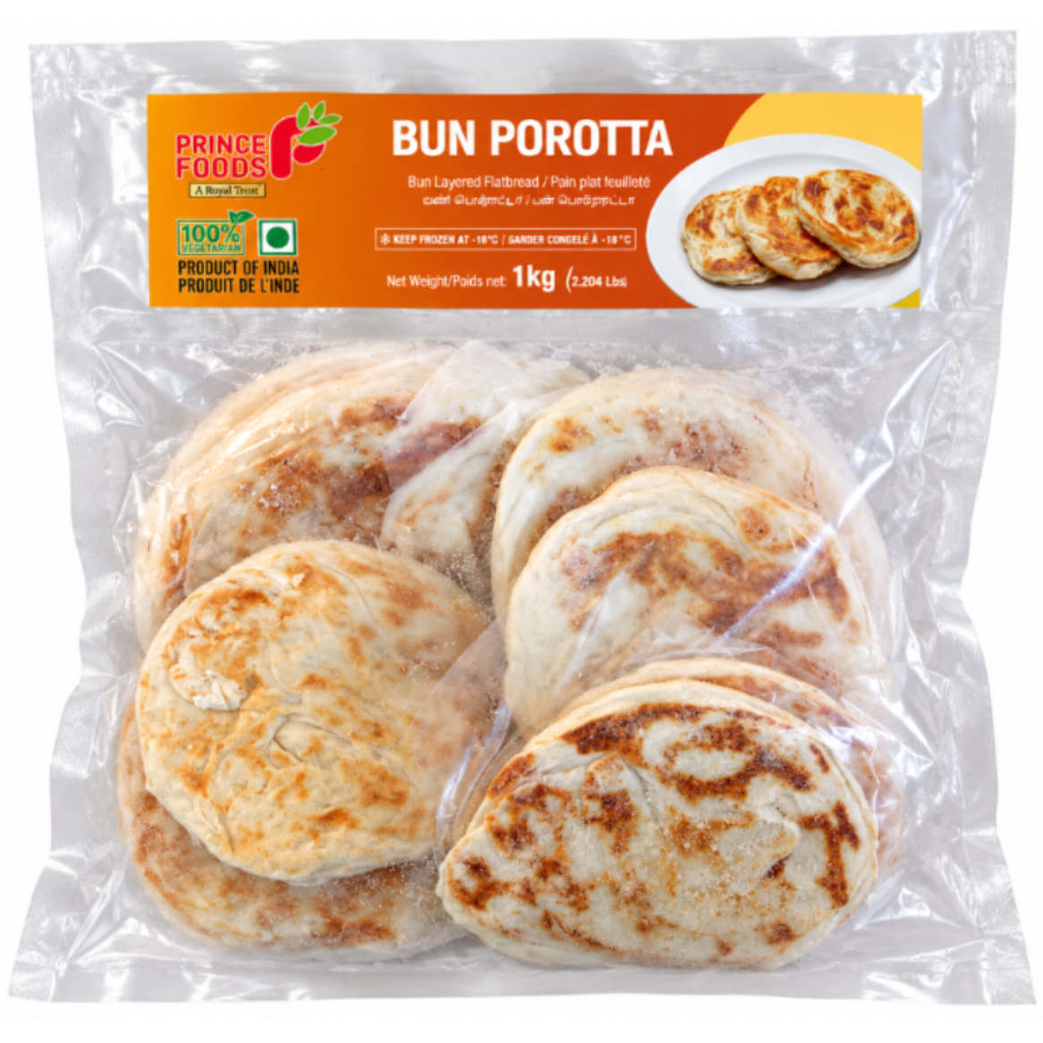 Prince Foods Bun Porotta 1kg