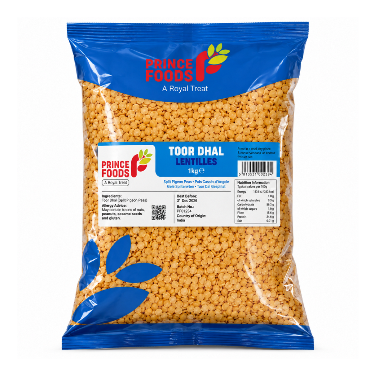Prince Toor Dal 1Kg
