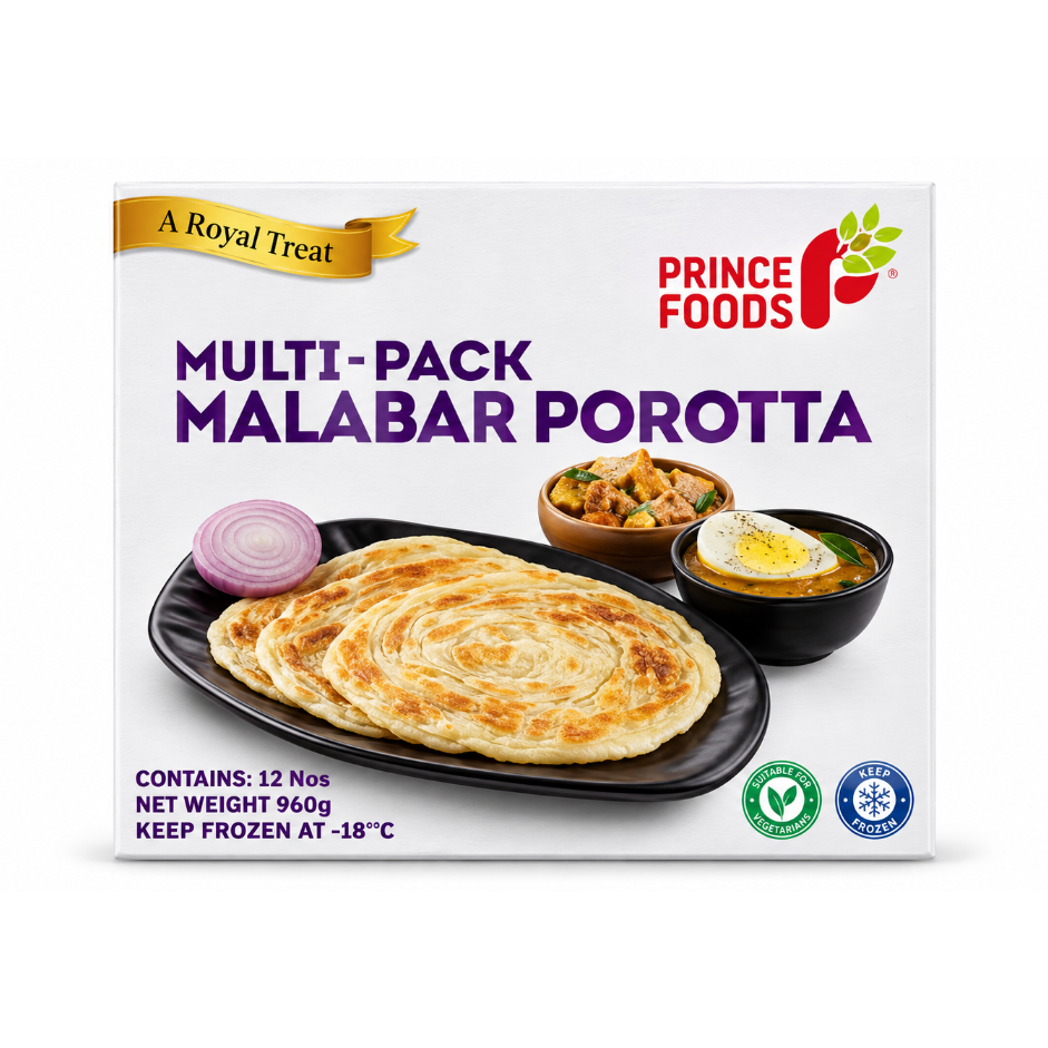 Prince Foods Multi pack Malabar porotta 900g