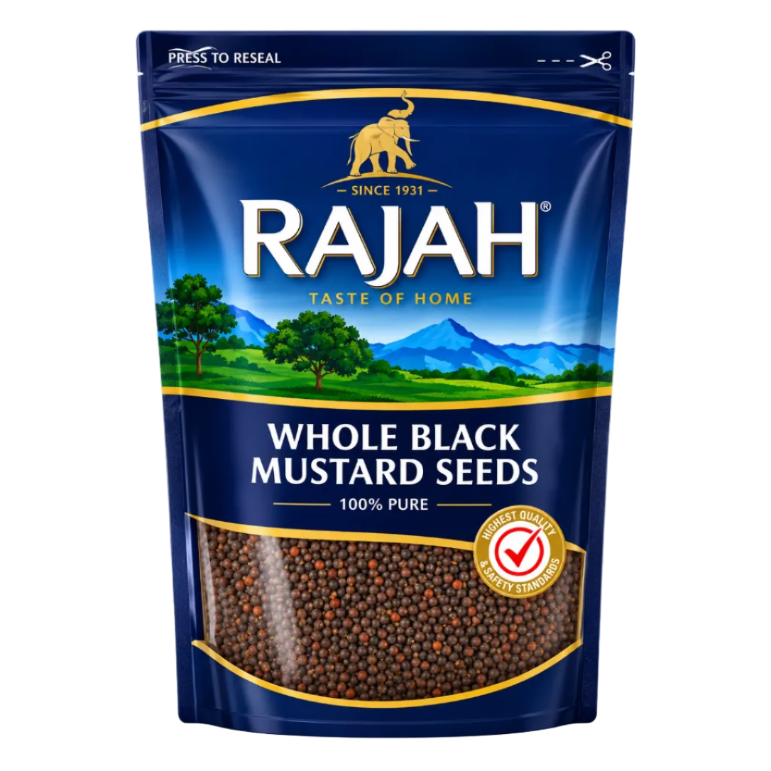 Rajah Whole Black Mustard Seeds 100g