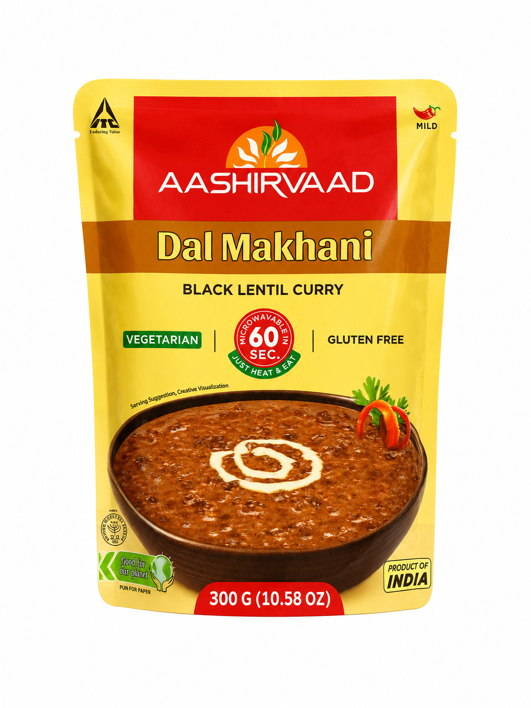 READY TO EAT-AASHIRVAAD DAL MAKHNI 300g