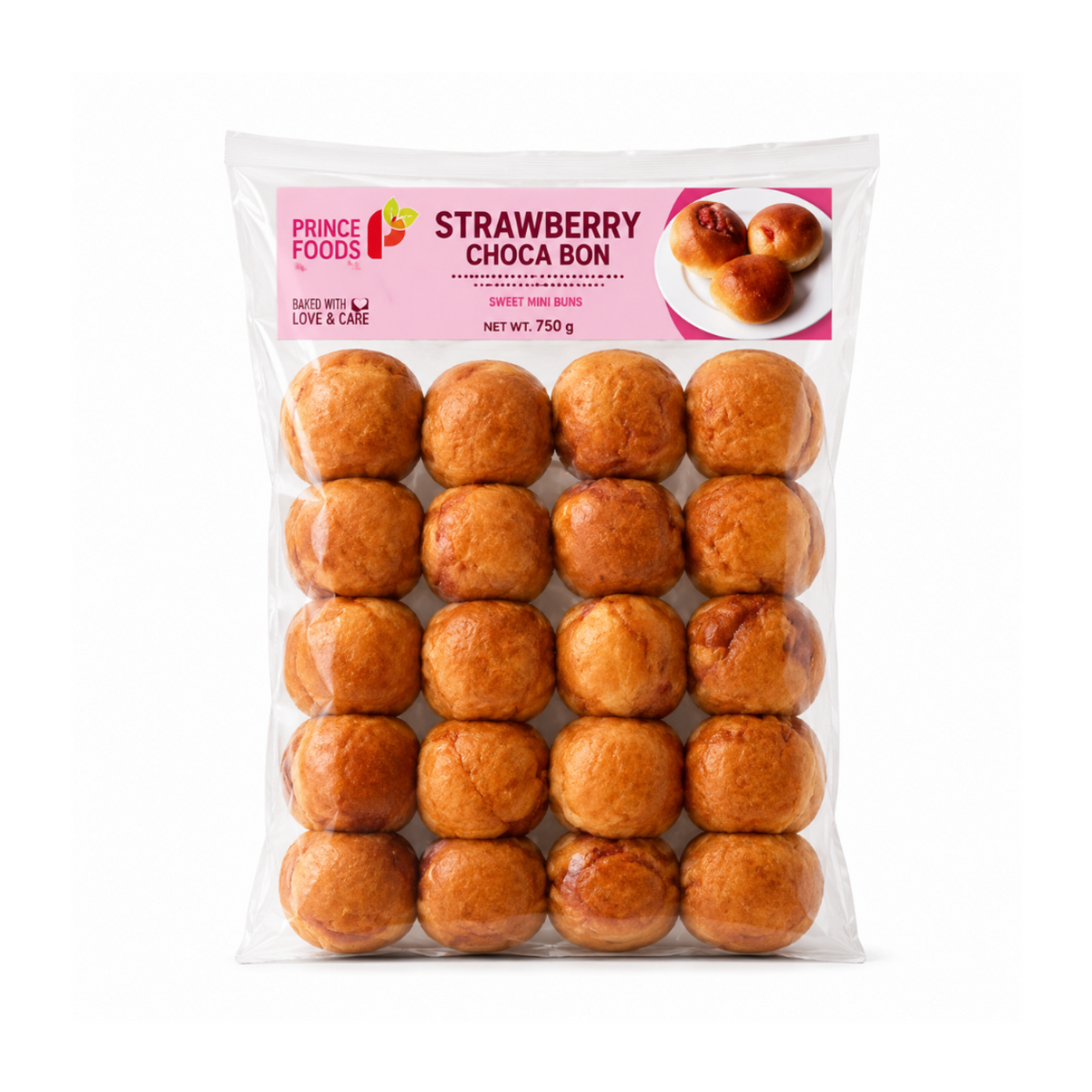 Strawberry Cream Bun 1kg