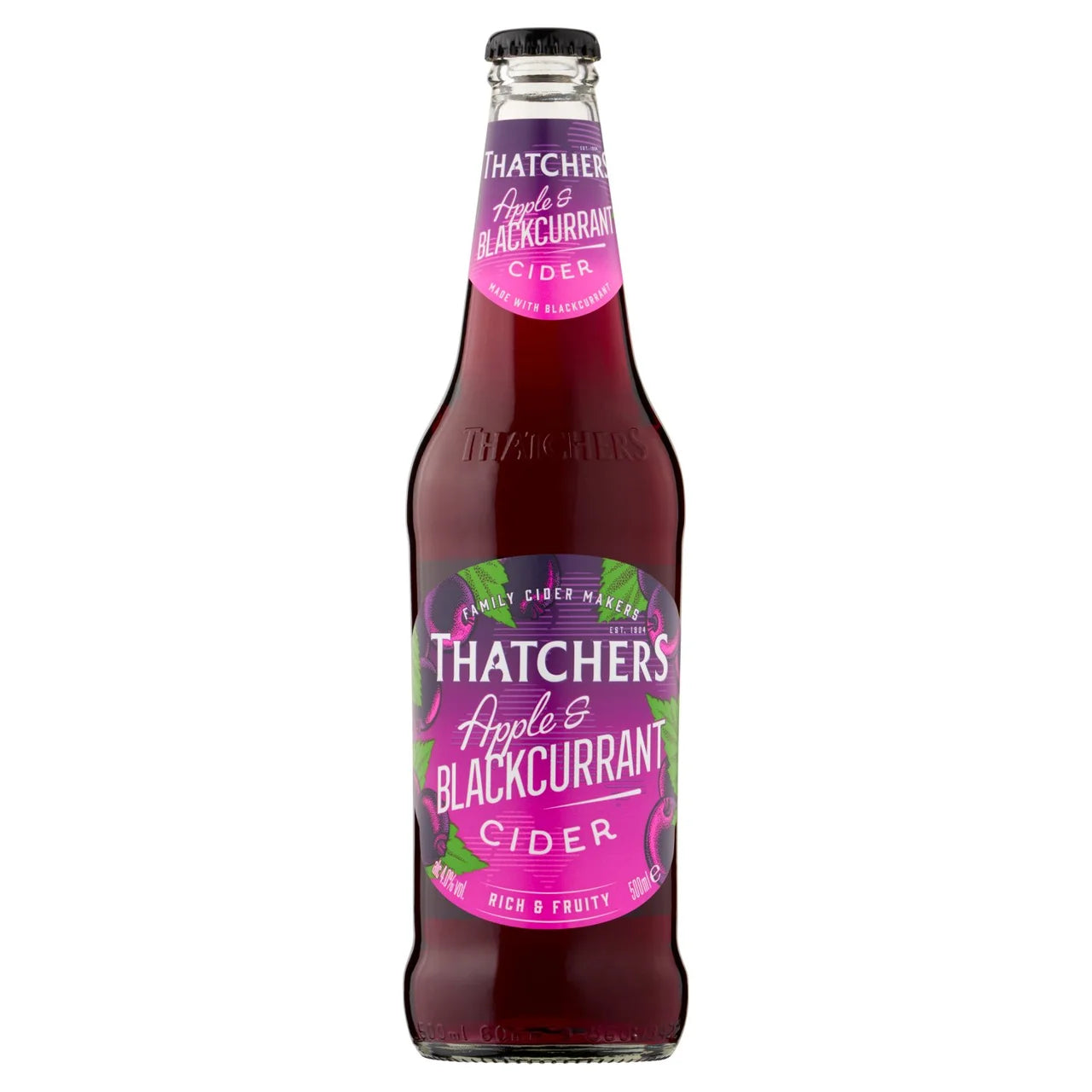 Thatchers Apple And Blackcurrant Cider 500ml