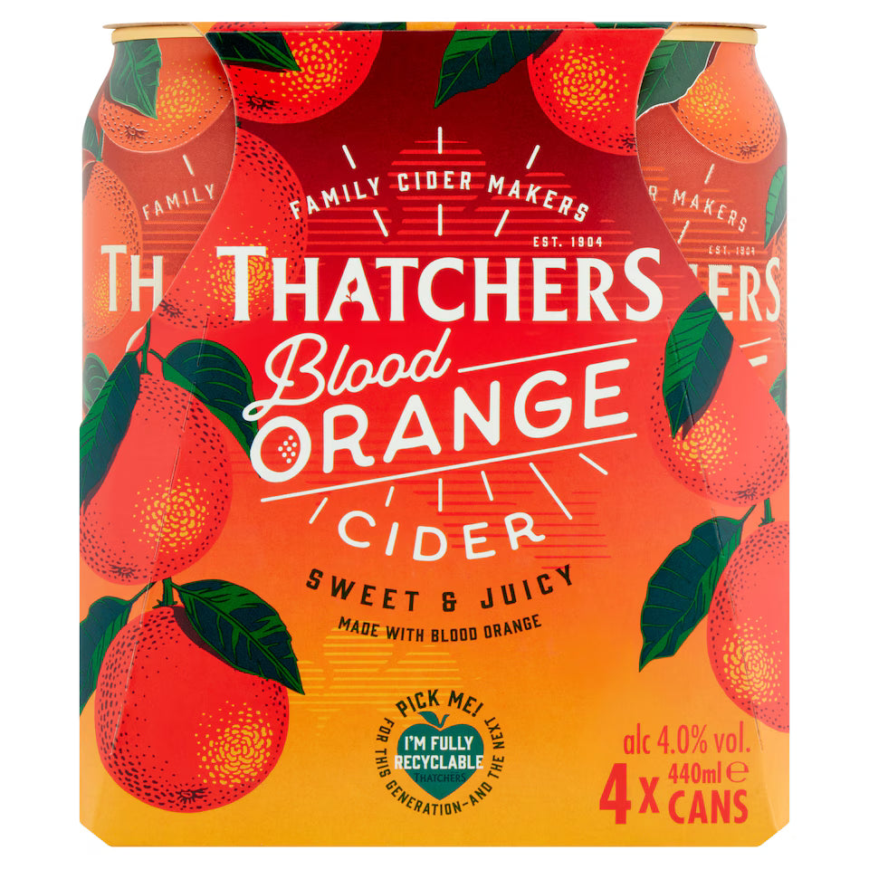 Thatchers Blood Orange 4X440ml