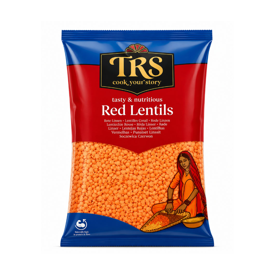 TRS Red Split Lentils 500g