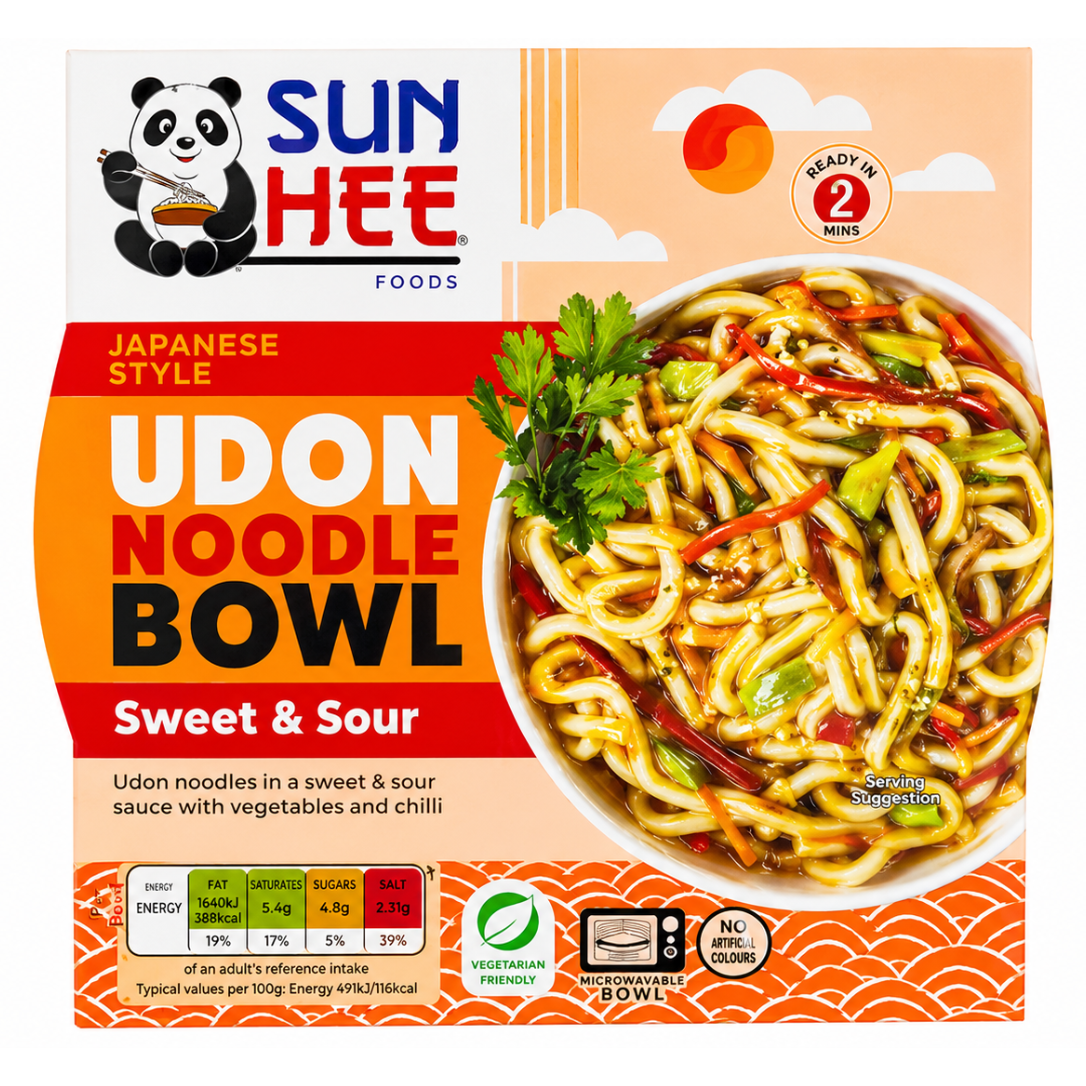 Sun Hee Sweet & Sour Udon Noodle Bowl 240g