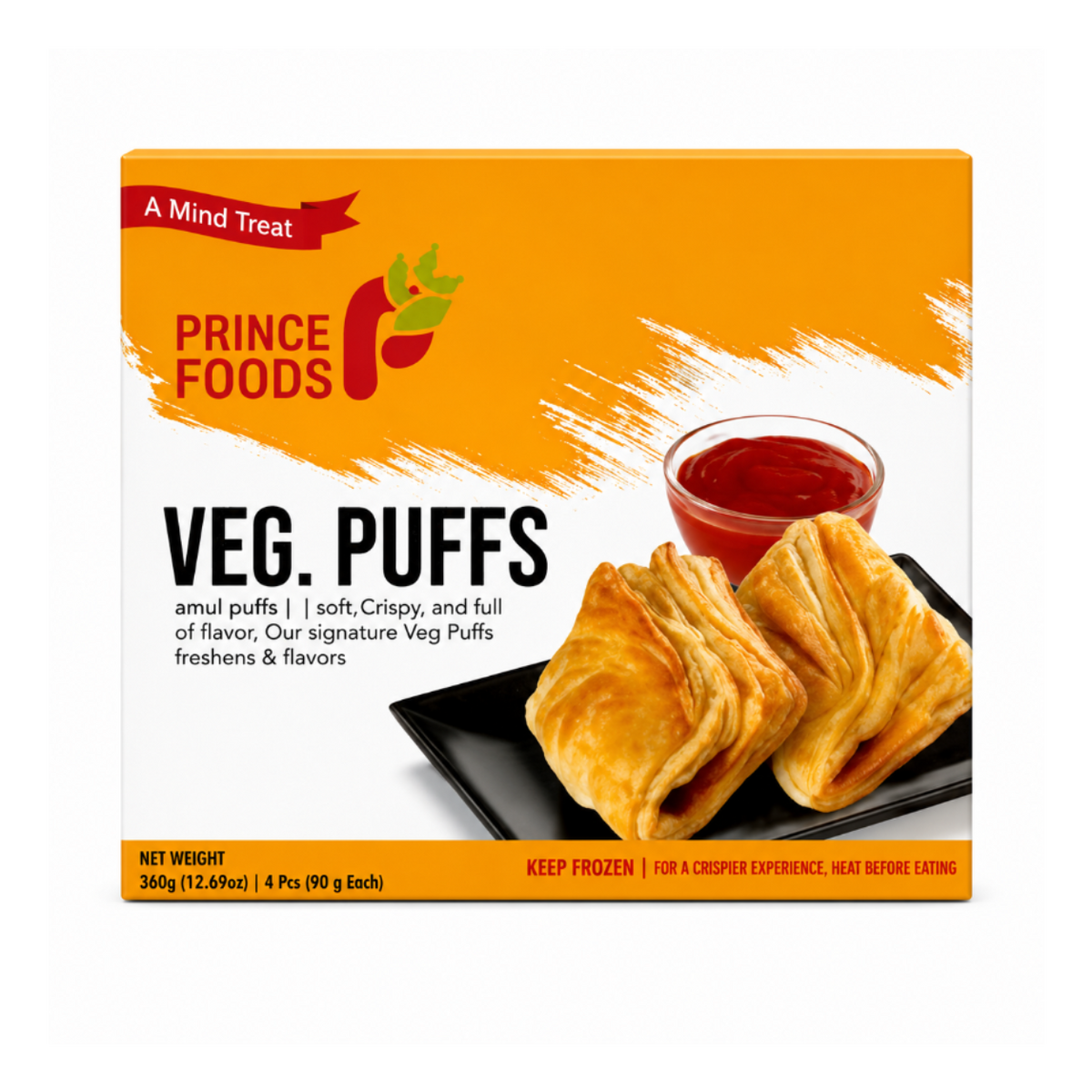 Vegetable puffs 454g
