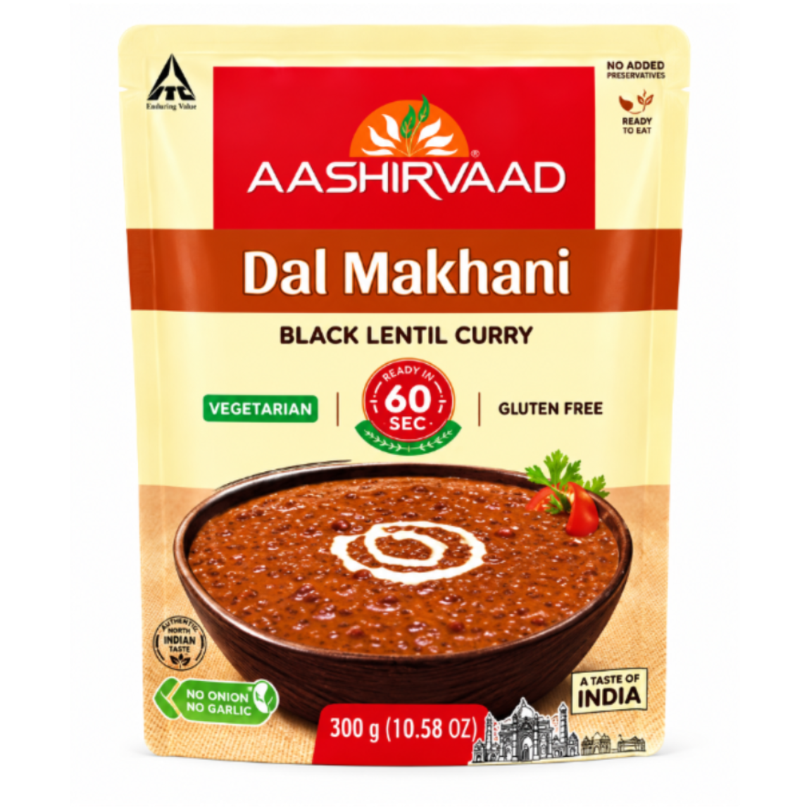 READY TO EAT-AASHIRVAAD DAL MAKHNI 300g