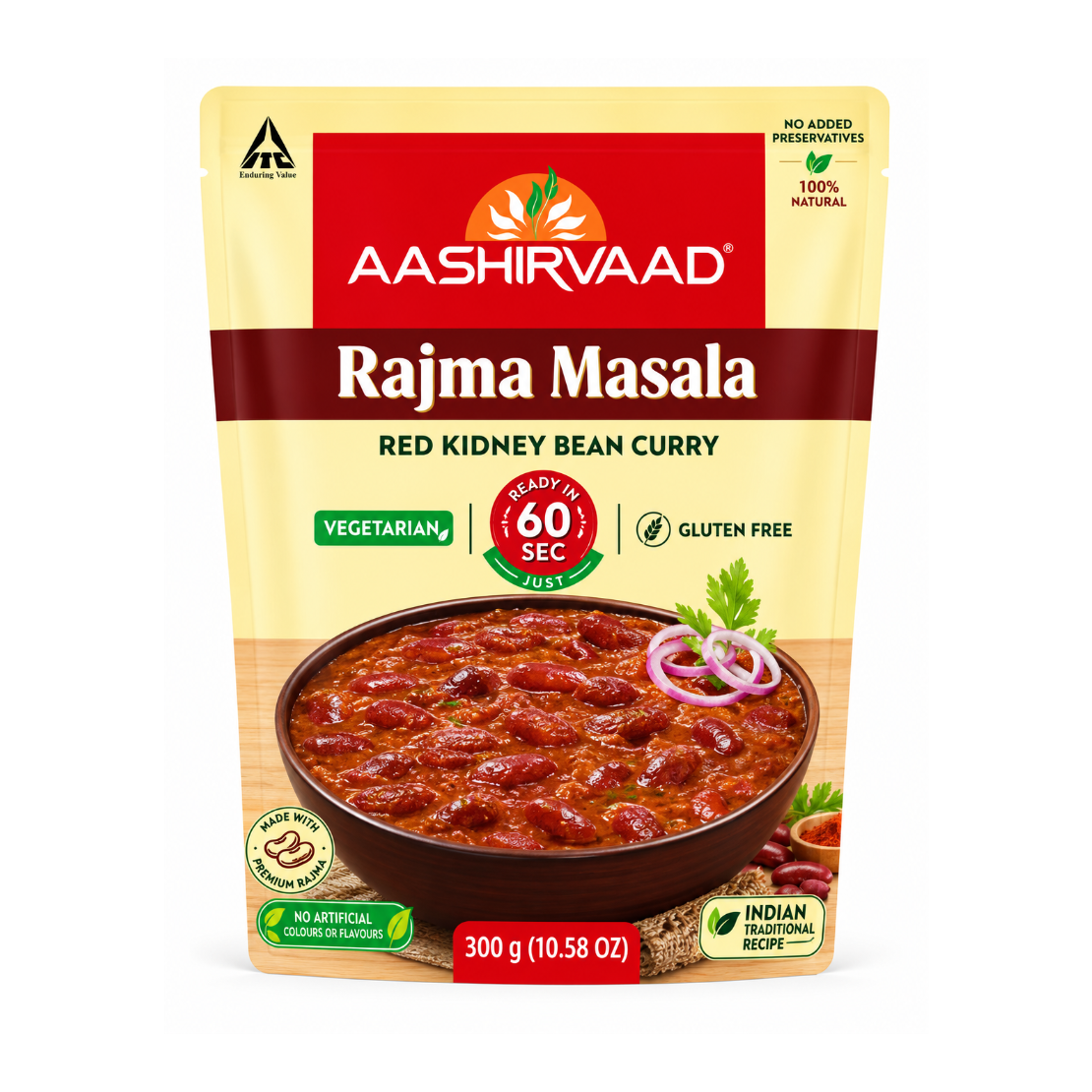 READY TO EAT-AASHIRVAAD RAJMA MASALA 300g