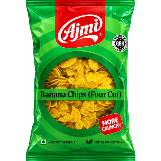 Ajmi Four Cut Banana Chips 250g