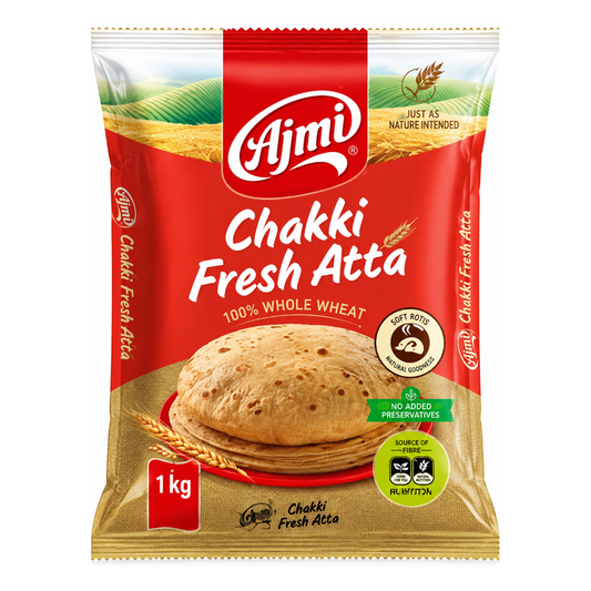 Ajmi Chakki Fresh Atta 1kg
