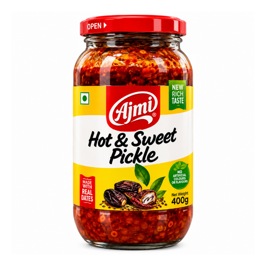 AJMI HOT AND SWEET PICKLE 400 GM