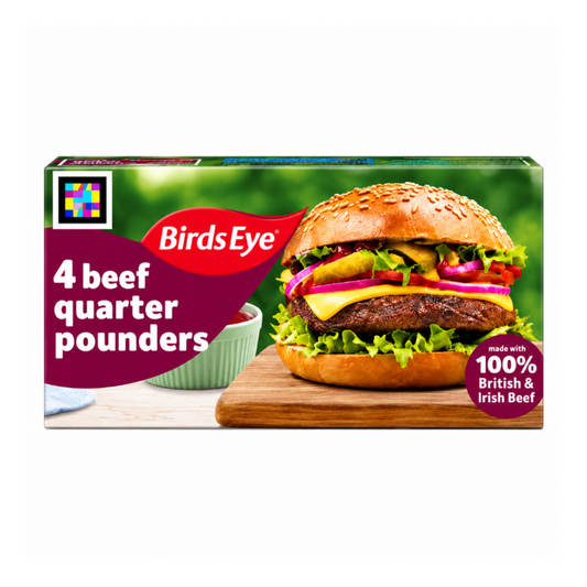 BE Beef 4 Qtr Pounders 454g