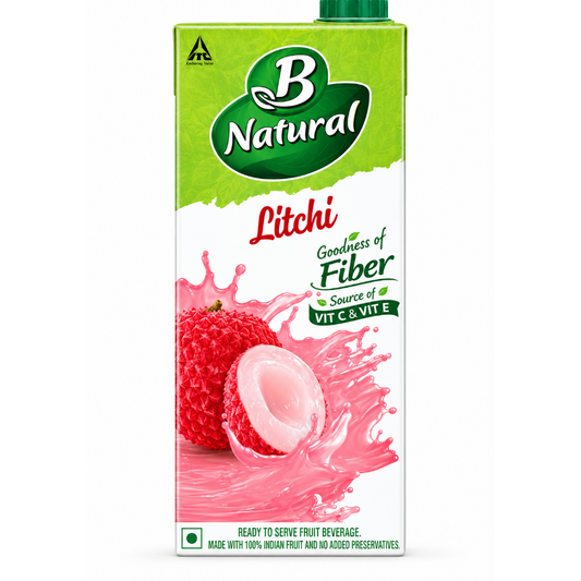 B-NATURAL LITCHI FRUIT JUICE-1L