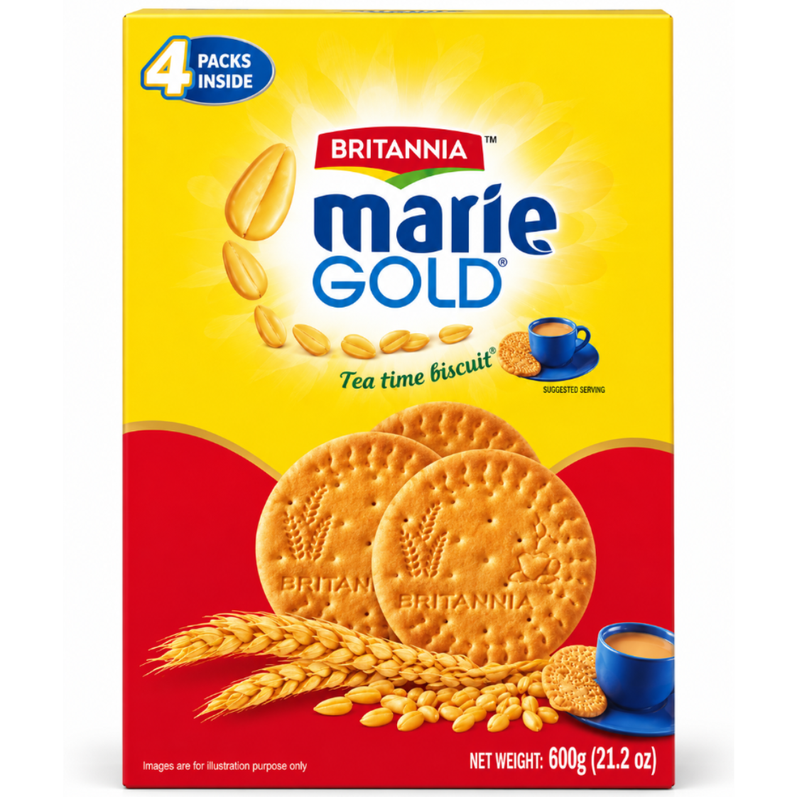 Britannia Marie Gold 4 Pack150g