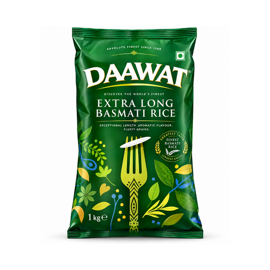 Daawat Extra Long Grain Basmati Rice 1kg