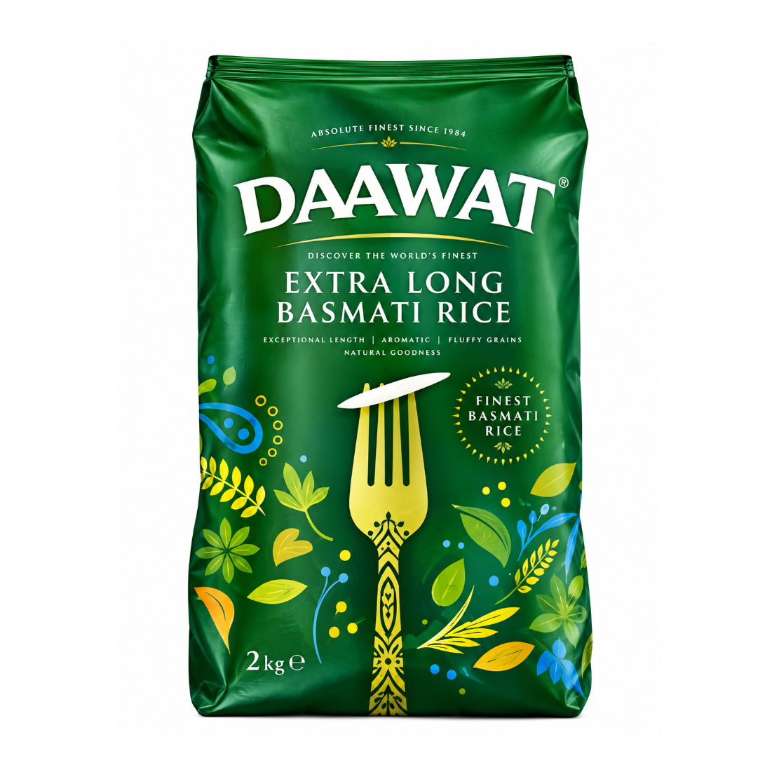 Daawat Extra Long Grain Basmati Rice 2kg