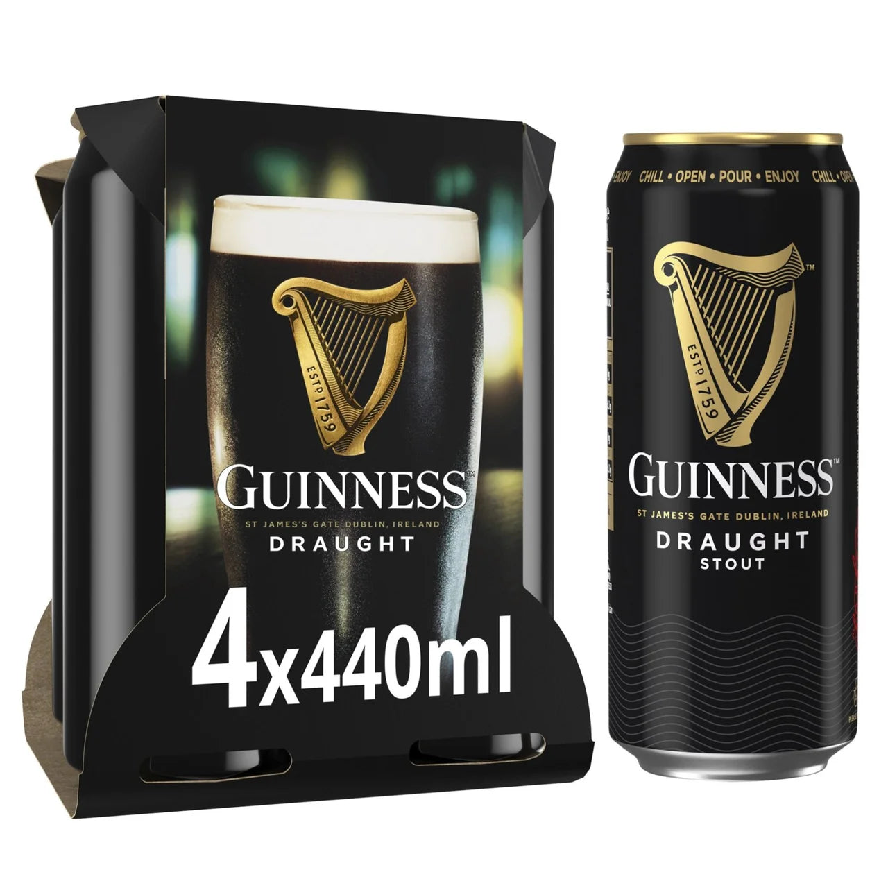 Guinness Draught Stout 4x440ml