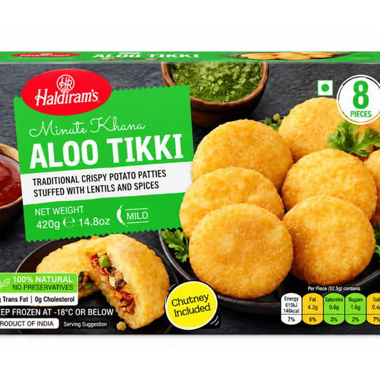 Haldirams Aloo Tikki 420g