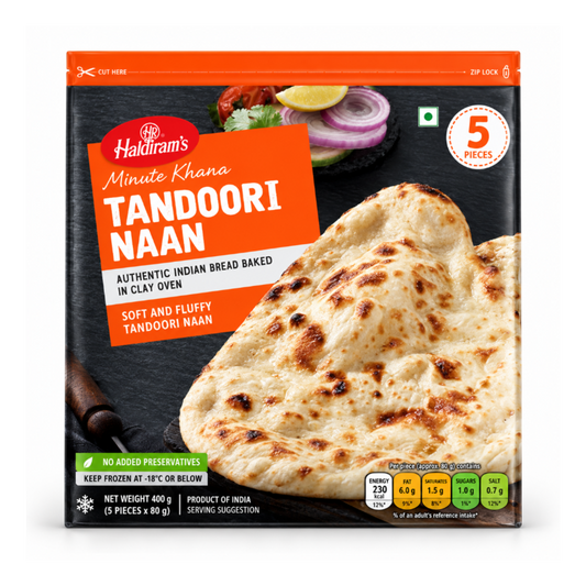 Haldirams Tandoori naan 400g