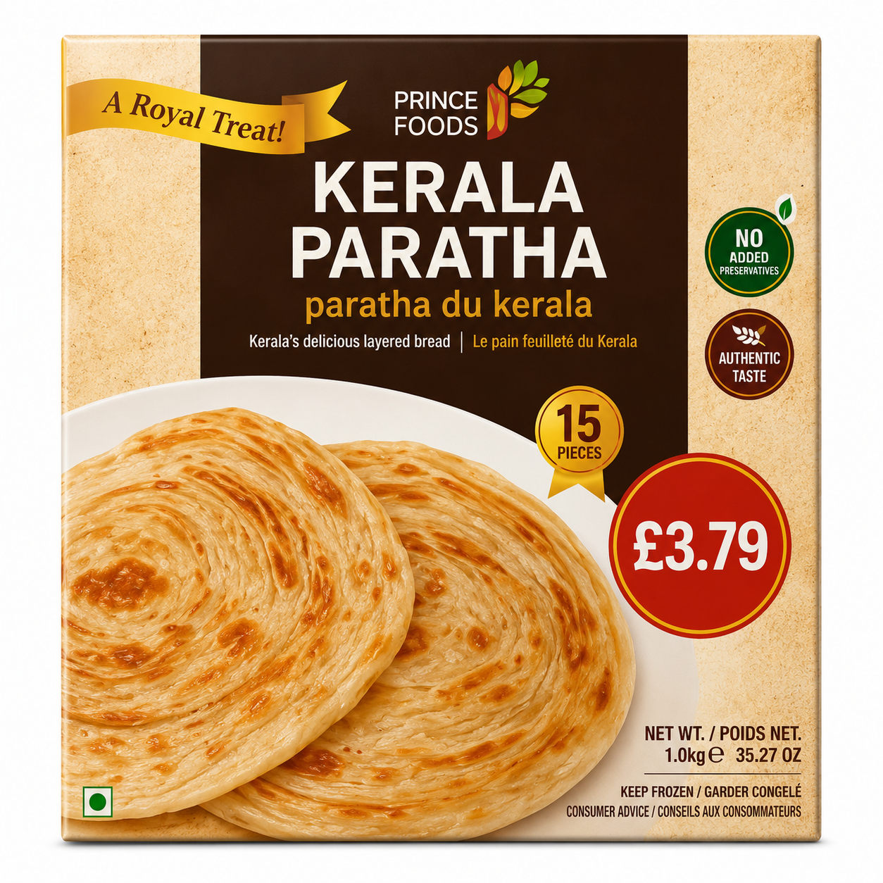 Kerala Paratha 1.2kg