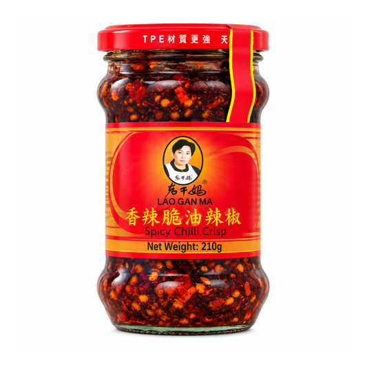 Khao Chi Crispy Red Chilli Oil 190g