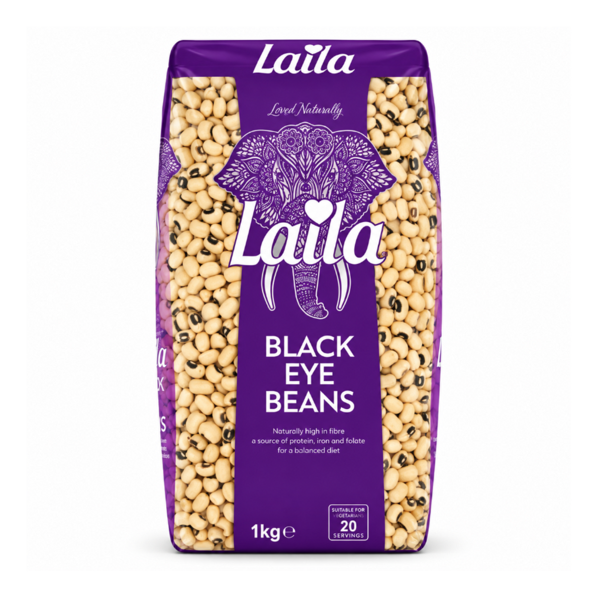 Laila Black Eye Beans 1kg