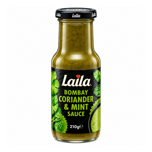 Laila Bombay Coriander & Mint Sauce 210g