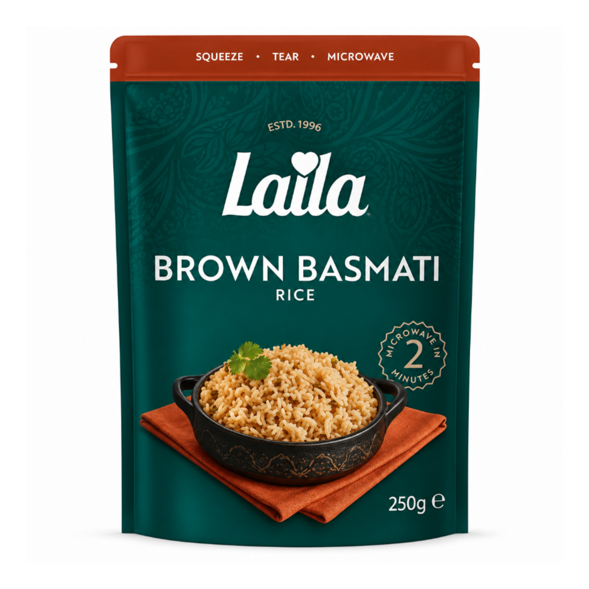 Laila Brown Basmati Microwave Rice 250g