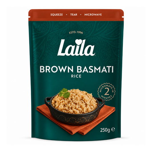 Laila Brown Basmati Microwave Rice 250g