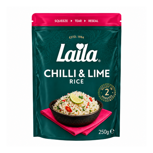 Laila Chilli & Lemon Microwave Rice 250g