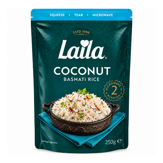 Laila Coconut Microwave Rice 250g