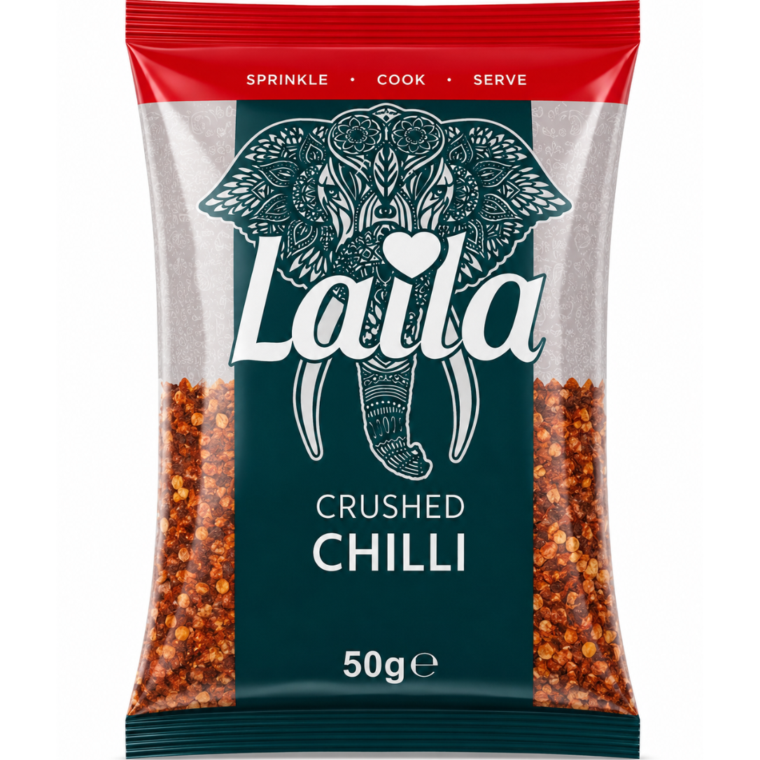 Laila Crushed Chilli 50g