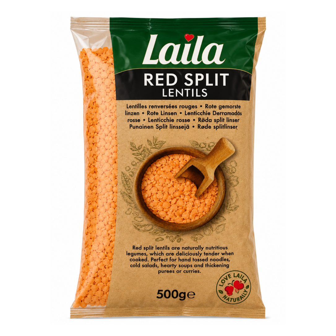 Laila Red Split Lentils 500g