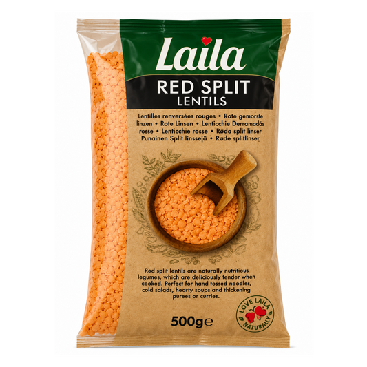 Laila Red Split Lentils 500g