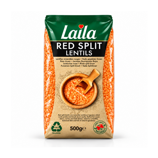 Laila Red Split Lentils 500g